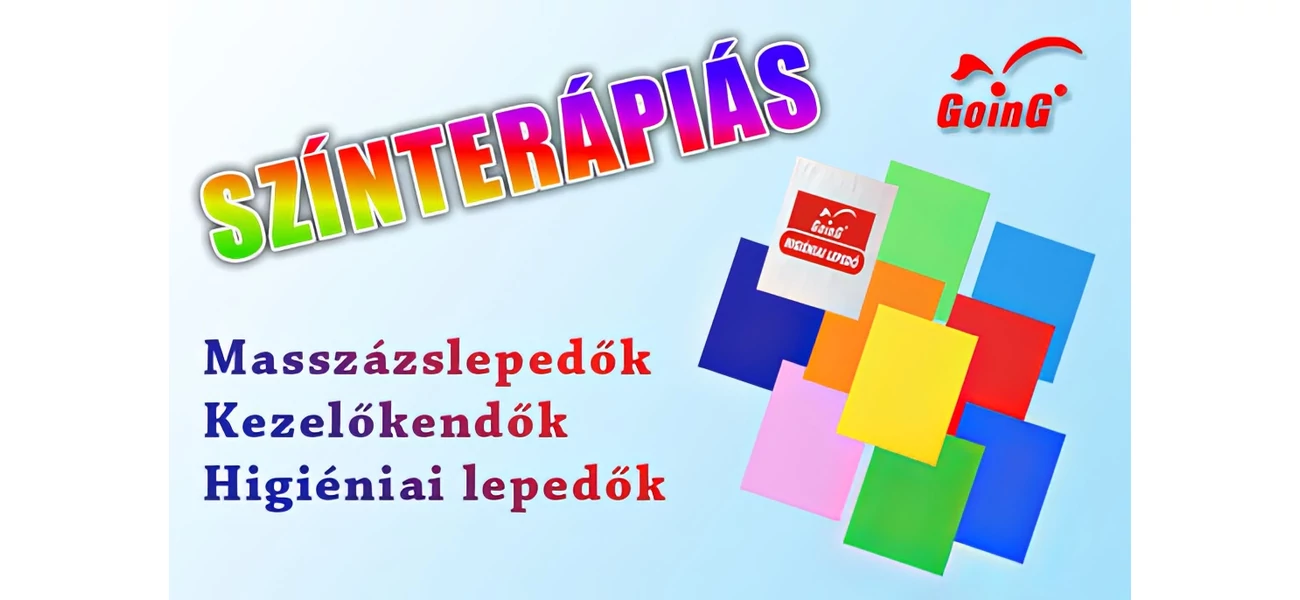 Going Színterápiás Higiéniai lepedők Kezelőkendők