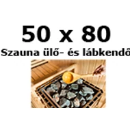 Szauna ülő- és lábkendő 50x80
