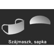 Szájmaszk, sapka, cipővédő