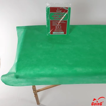 1040 Higiéniai/Masszázs lepedő 80x200 cm Középzöld