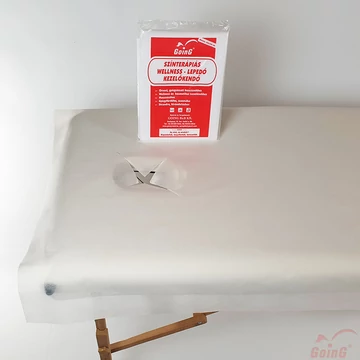 1040 Masszázslepedő 80x200 cm "X" arclyuk kivágással Fehér