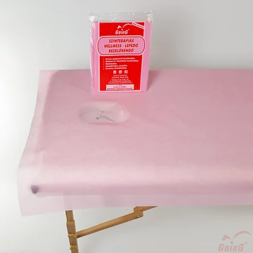 1040 Masszázslepedő 80x200 cm "X" arclyuk kivágással Rózsaszín