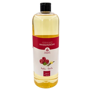 Diamond Málna–Vanília masszázsolaj 1 liter – növényi alapú, gyümölcsös olaj masszőröknek 