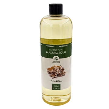 Diamond Mézeskalács masszázsolaj 1 liter – növényi alapú, ünnepi illatú olaj masszőröknek 