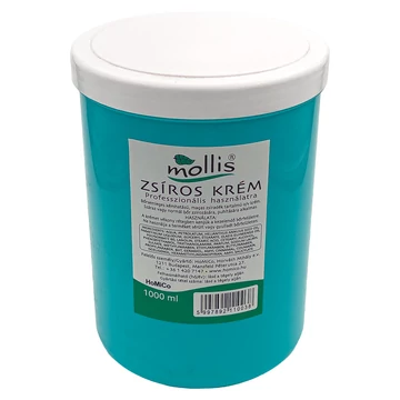 Mollis Zsíros Masszázskrém 1000 g - Professzionális használatra