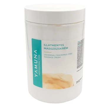 Yamuna Illatmentes zsíros masszázskrém 1020 g – mandulaolajos, bőrpuhító krém masszőröknek