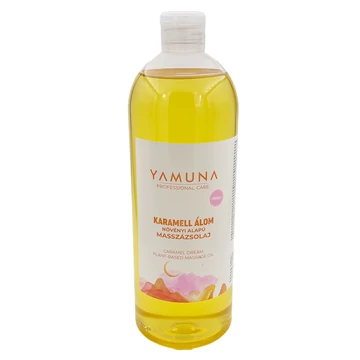 Yamuna Karamell Álom masszázsolaj 1000 ml – növényi alapú, illatos olaj masszőröknek 