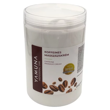 Yamuna Koffeines masszázskrém 1020 g – alakformáló, feszesítő krém masszőröknek