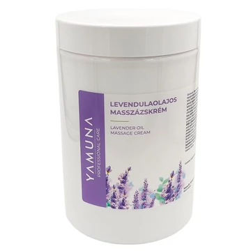Yamuna Levendulaolajos Masszázskrém – 1020 g