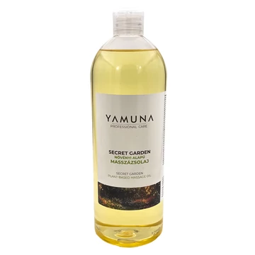 Yamuna Secret Garden masszázsolaj 1000 ml – növényi alapú, illatos olaj masszőröknek