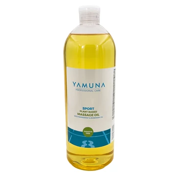 Yamuna SPORT masszázsolaj 1000 ml – Növényi alapú, frissítő olaj masszőröknek