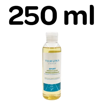 Yamuna SPORT Masszázsolaj – Borsmenta és Rozmaring Illattal – 250 ml
