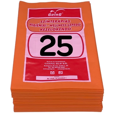 1040 Higiéniai/Masszázs lepedő 80x200 cm Narancs - 25 db