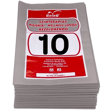 1040 Higiéniai/Wellness lepedő 160x200 cm Szürke - 10 db