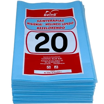 1040 Higiéniai/Masszázs lepedő 100x200 cm Világoskék - 20 db