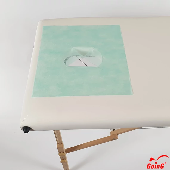 GOING Egyszer használatos arclyuk-kendő Világoszöld - 50 db