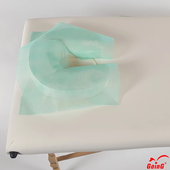 Egyszer használatos fejtámla kendő Világoszöld - 50 db