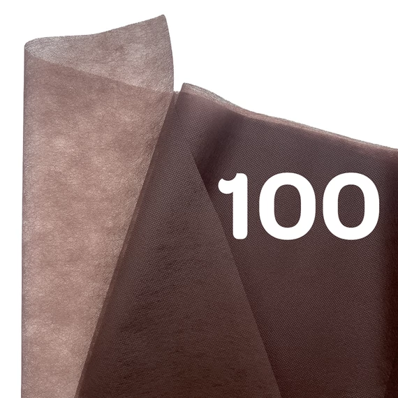 Egyszer használatos fejtámla kendő Csokoládébarna - 100 db