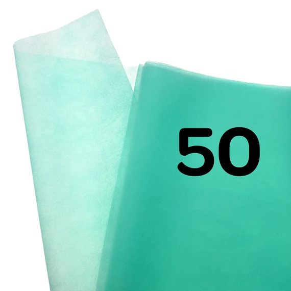 GOING Egyszer használatos Higiéniai/Masszázs lepedő 70x200 cm Világoszöld 50 db - 1