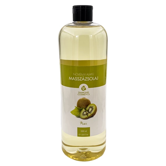 Diamond Kiwi masszázsolaj 1 liter – növényi alapú, gyümölcsös olaj masszőröknek 