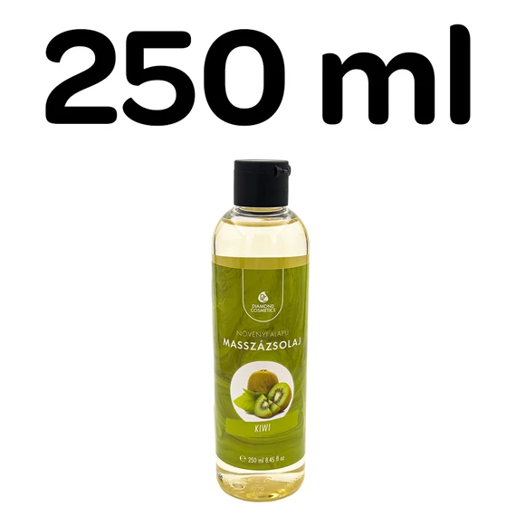 Diamond Kiwi masszázsolaj 250 ml – növényi alapú, gyümölcsös olaj masszőröknek