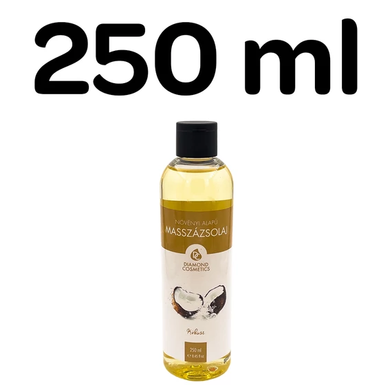 Diamond Kókusz masszázsolaj 250 ml – növényi alapú, trópusi olaj masszőröknek