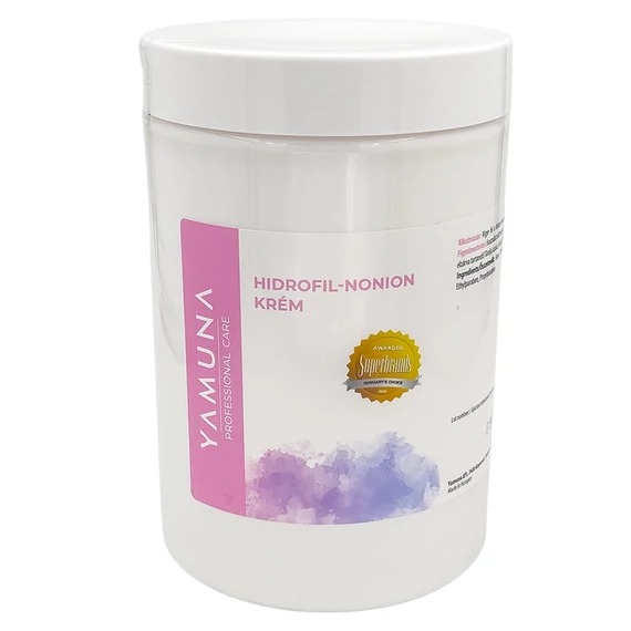 Yamuna Hidrofil-nonion masszázskrém 1020 g – illatmentes, bőrpuhító krém masszőröknek