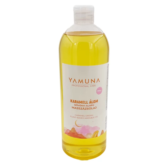 Yamuna Karamell Álom masszázsolaj 1000 ml – növényi alapú, illatos olaj masszőröknek 