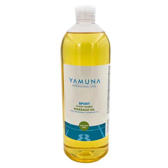 Yamuna SPORT masszázsolaj 1000 ml – Növényi alapú, frissítő olaj masszőröknek