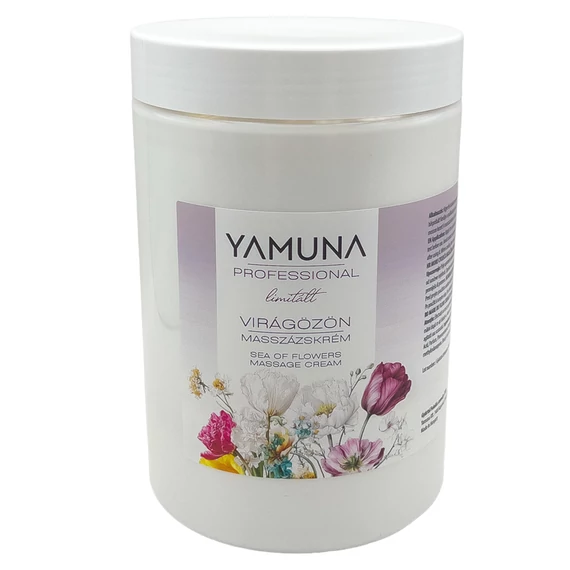 Yamuna Virágözön masszázskrém 1020 g – friss, virágos masszázskrém