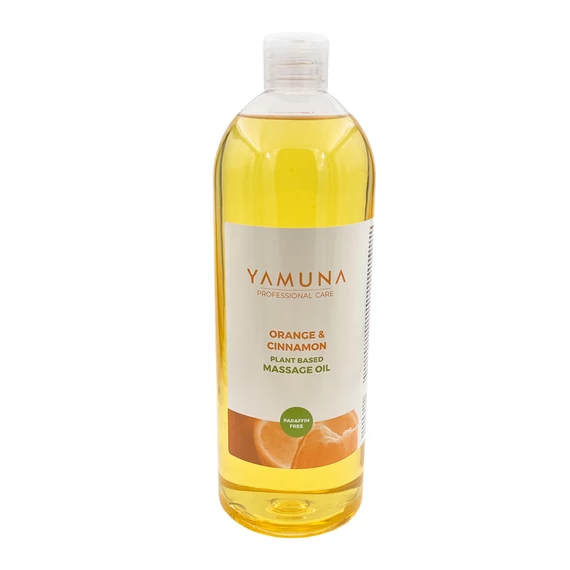 - Yamuna Narancs–fahéjas masszázsolaj 1000 ml – növényi alapú, melegítő olaj masszőröknek 