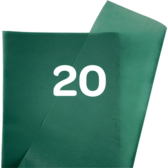 GOING 1040 Higiéniai/Masszazs lepedő 100x200 cm Sötétzöld - 20 db