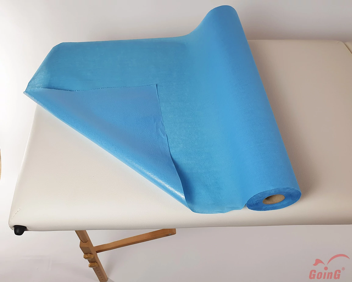 Vízzáró fóliával (PE) bevont papírtekercs 60 cm x 50 m Kék